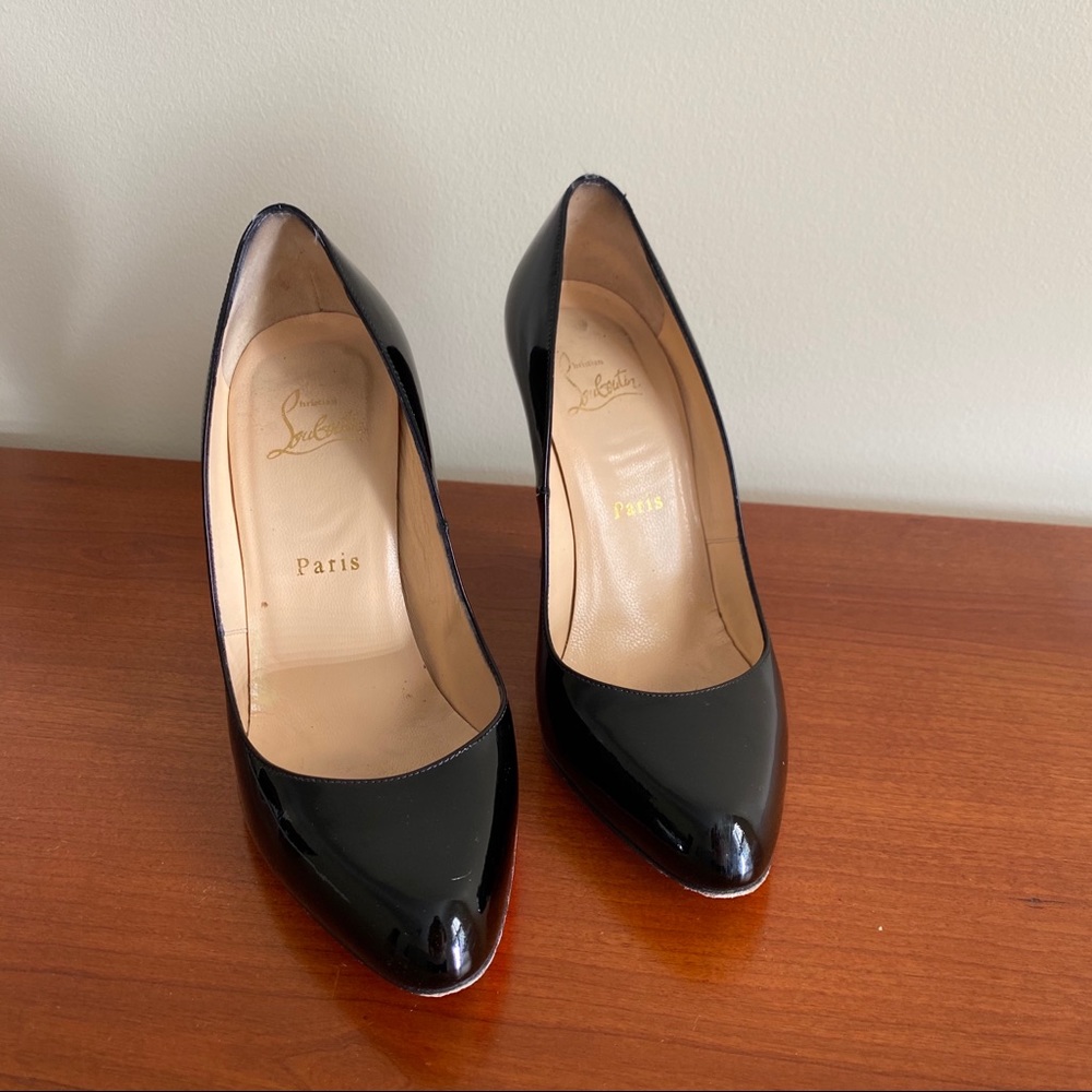 Christian Louboutin Black Patient Leather